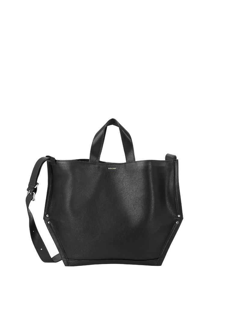 BERACAMY Split Second Flatpack Tote Bag - Black
