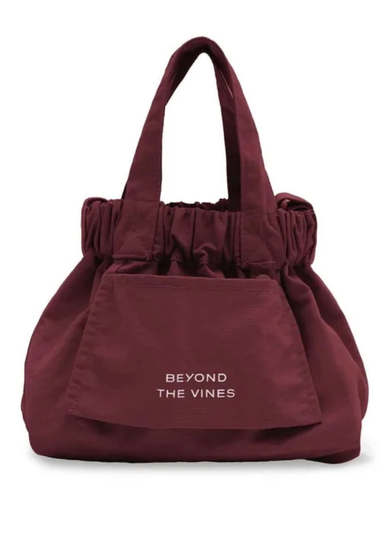 Beyond The Vines Micro Dumpling Bag Maroon