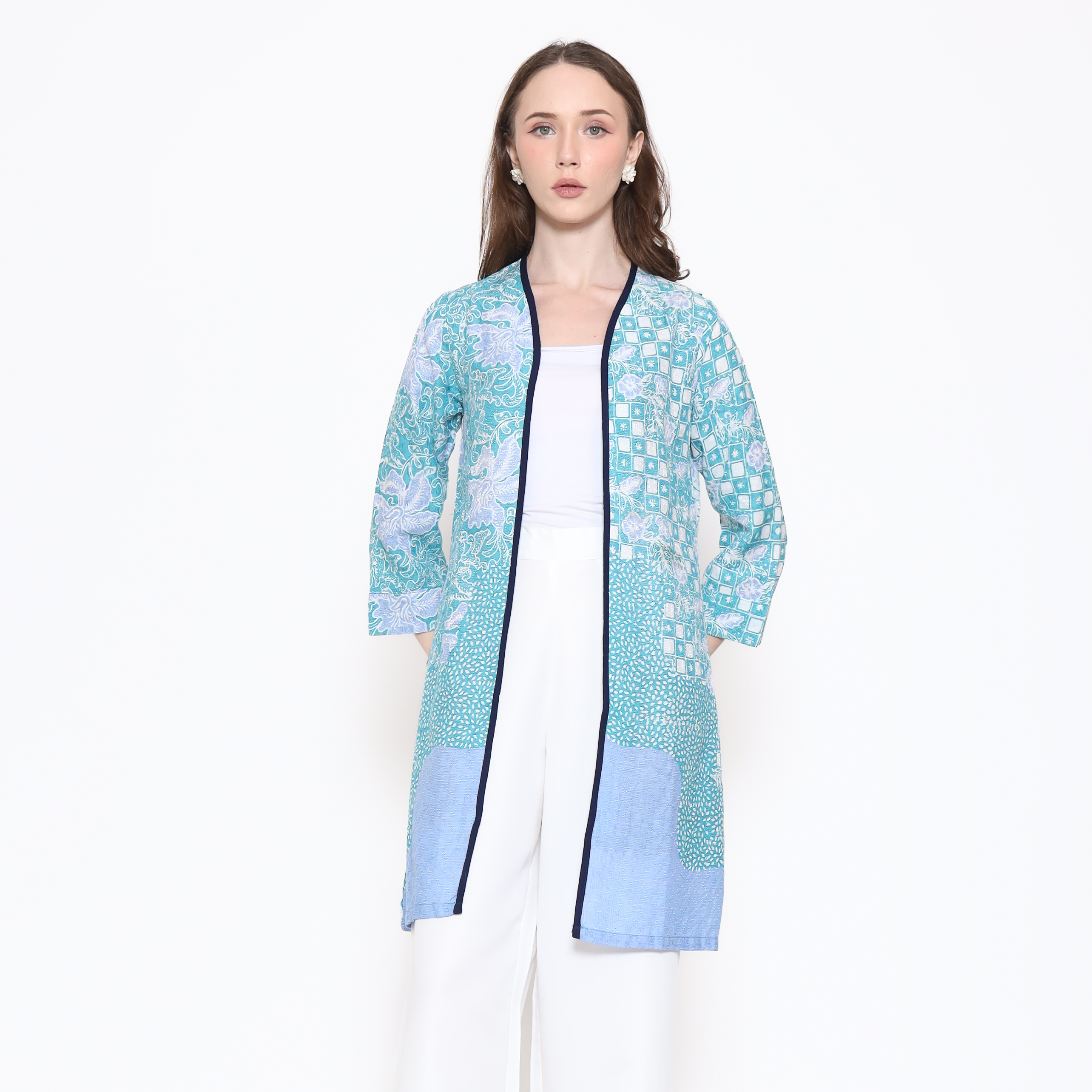 bhatara batik Blazer Batik Wanita - Bhatara Batik Myesha - Atasan Batik Modern Lengan Panjang