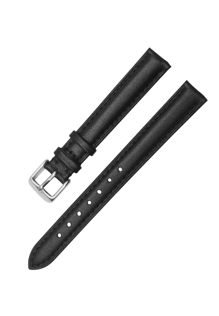 Biden Watch Tali Kulit Wanita Jam Tali Genuine Leather Strap 12mm Hitam