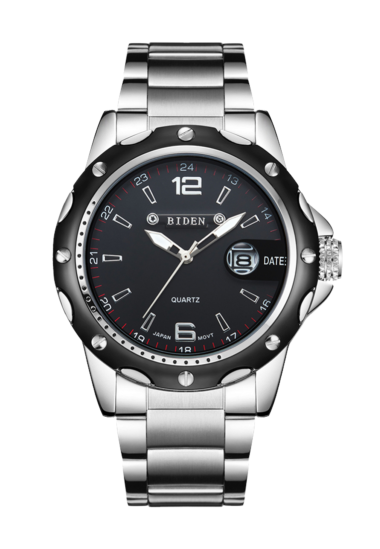 Biden Watch jam tangan pria bisnis fashion sport stainless steel waterproof