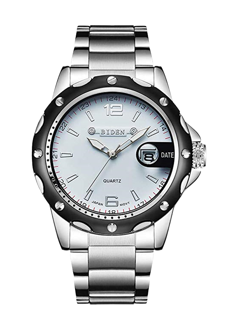 Biden Sport Dual Time Jam Tangan Pria Analog & Digital dengan Tali Silikon