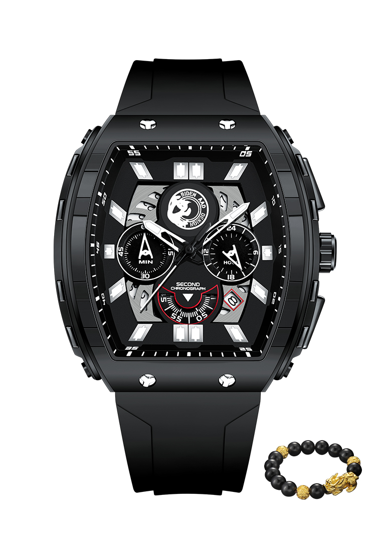 Biden Watch Jam Tangan Pria Original Olahraga Bercahaya Tali Silikon Jam Tangan Cowok
