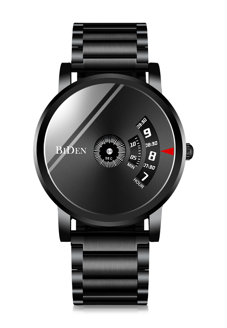 Biden Watch jam tangan pria fashion pria stainless steel band jam tangan waterproof