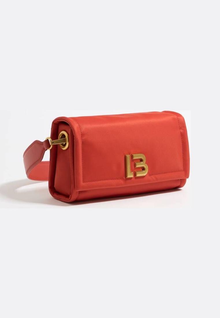 Bimba Y Lola M Coral Nylon Flap Bag