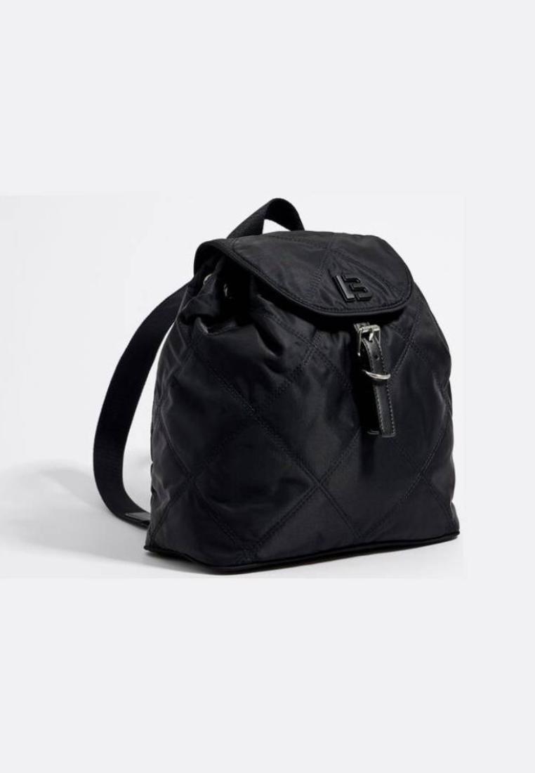 Bimba Y Lola M Black Padded Nylon Backpack