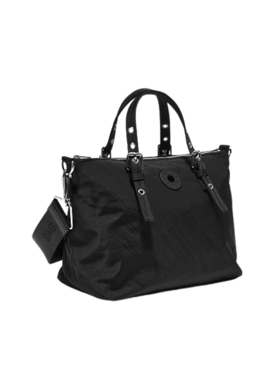 Bimba Y Lola 242BBHJ2J.99000 Bimba Y Lola Medium Nylon Tote Bag Black