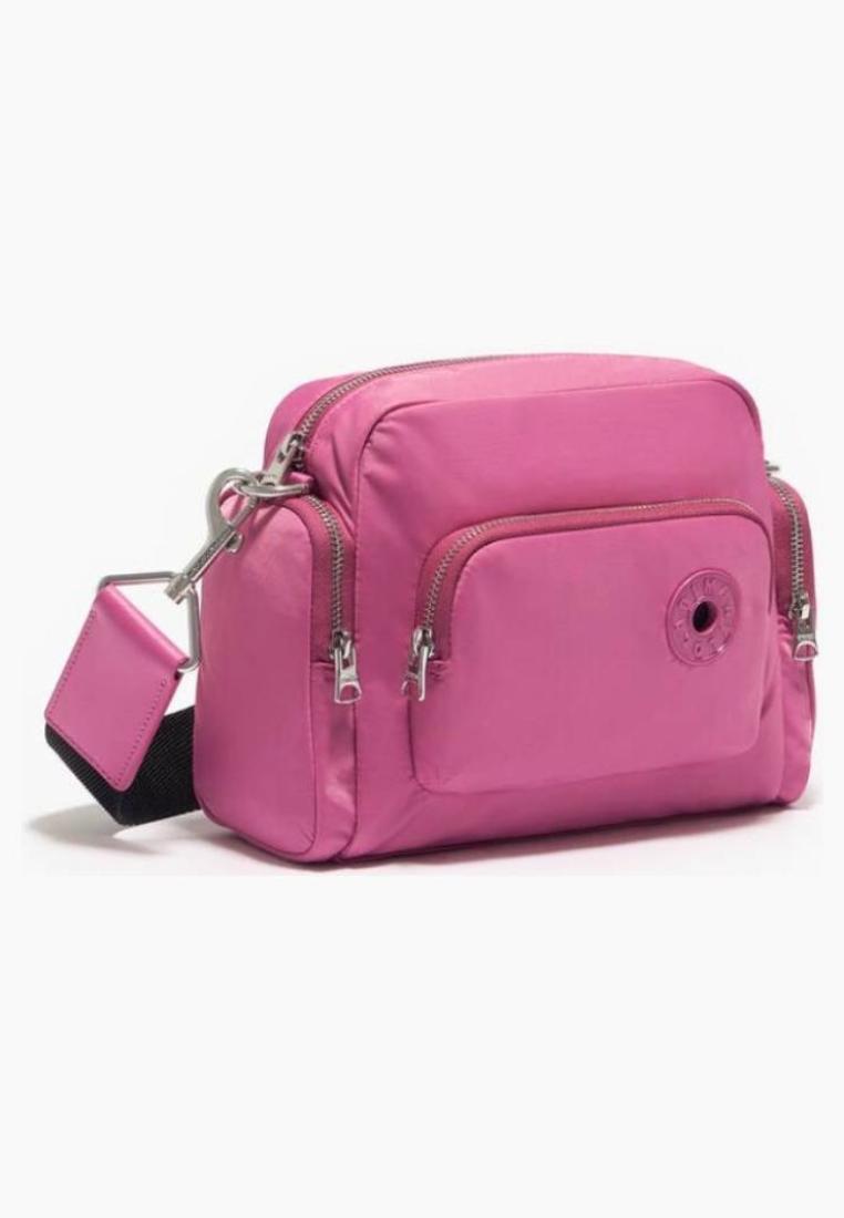 Bimba Y Lola M Pink Nylon Crossbody Bag