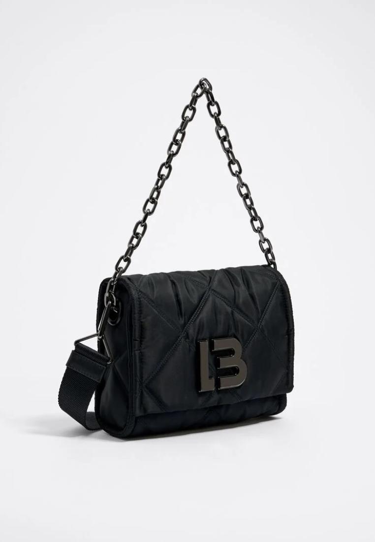 Bimba Y Lola M Black Flap Bag