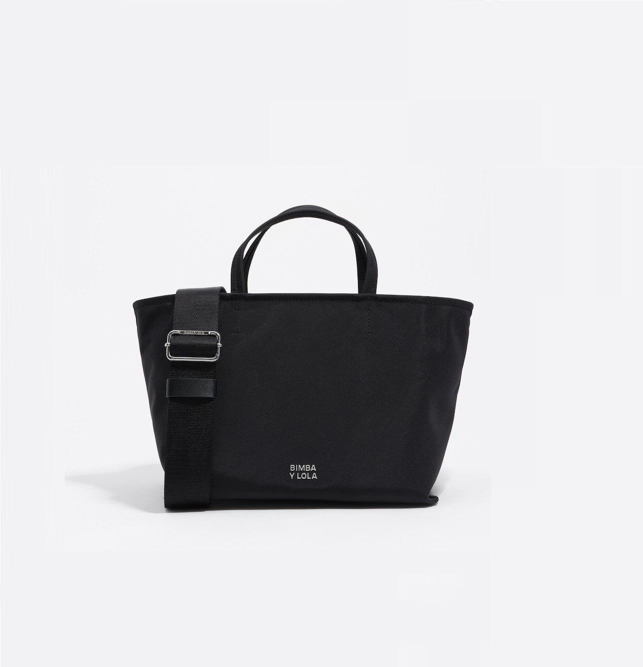 Bimba Y Lola 252BBIJ30.10000 Medium Nylon Shopper Bag Black