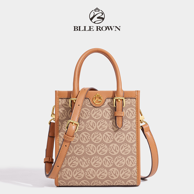 BLLE ROWN BR5091 Tas Wanita Tas Selempang Tas Totebag Wanita Model Terbaru-Brown