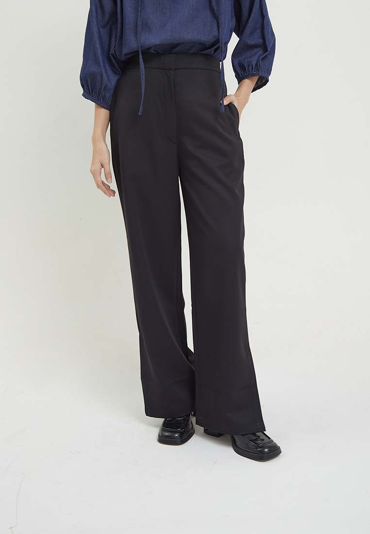 Bobo Tokyo Velvet at Bobo -  Naira Flare Pants with slit