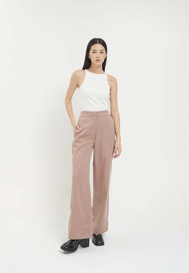Bobo Tokyo Velvet at Bobo -  Naira Flare Pants with slit