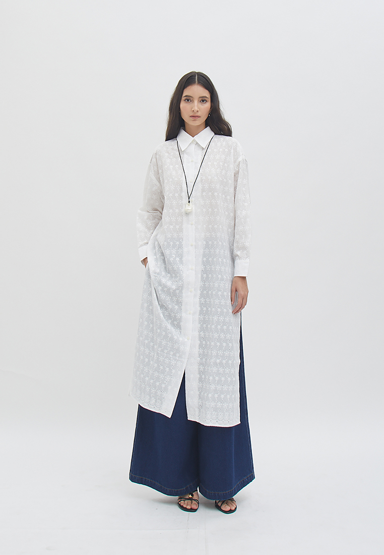 Bobo Tokyo - Zakia Embroidery Shirt Dress