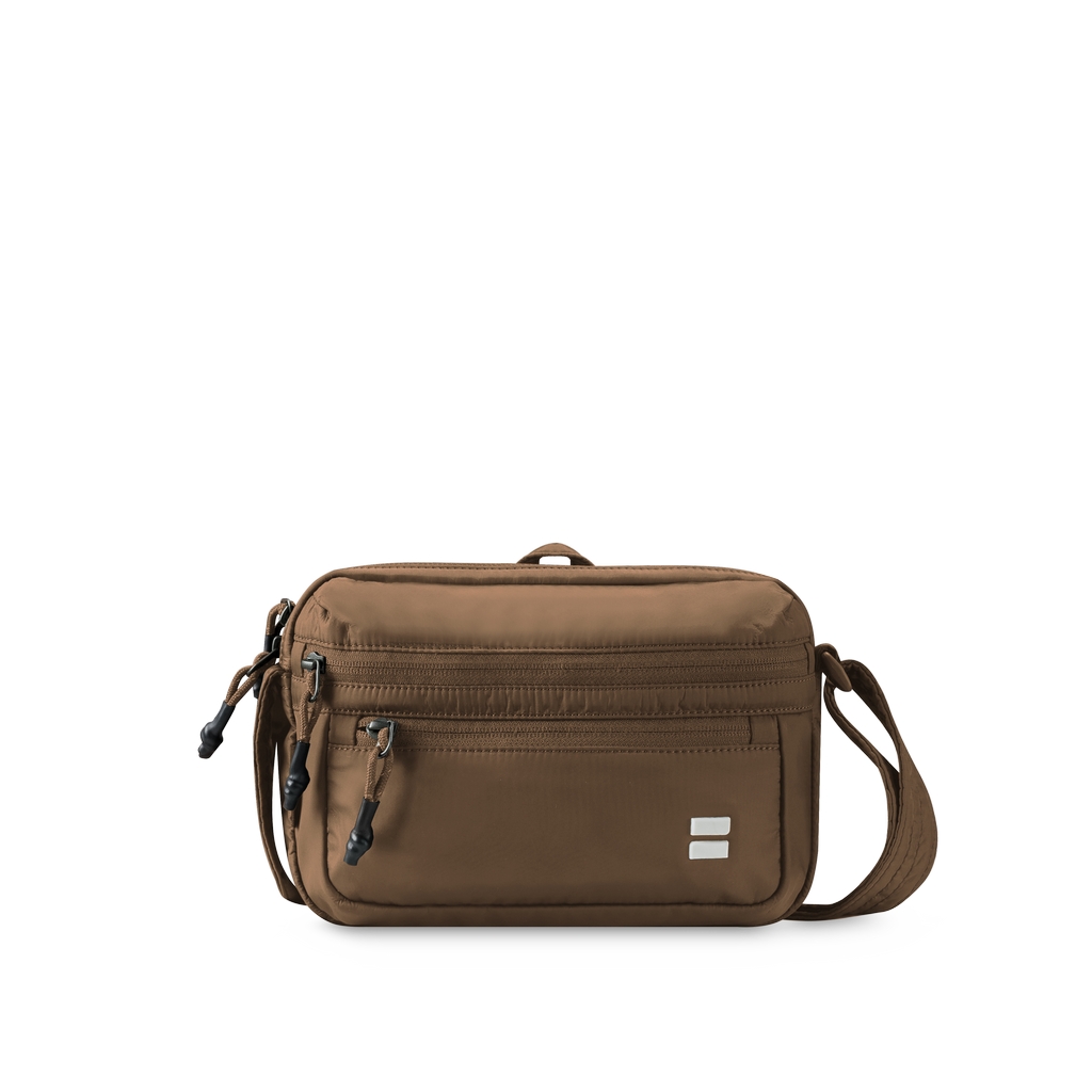 Bodypack Lagom Shoulder Basic Shoulder Bag Tas Selempang Travel Simpel Durable Praktis - Khaki