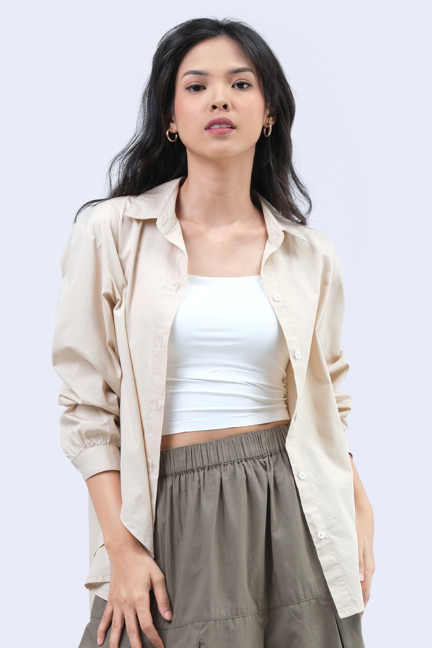 Bodytalk Kemeja Wanita Charlene Cream