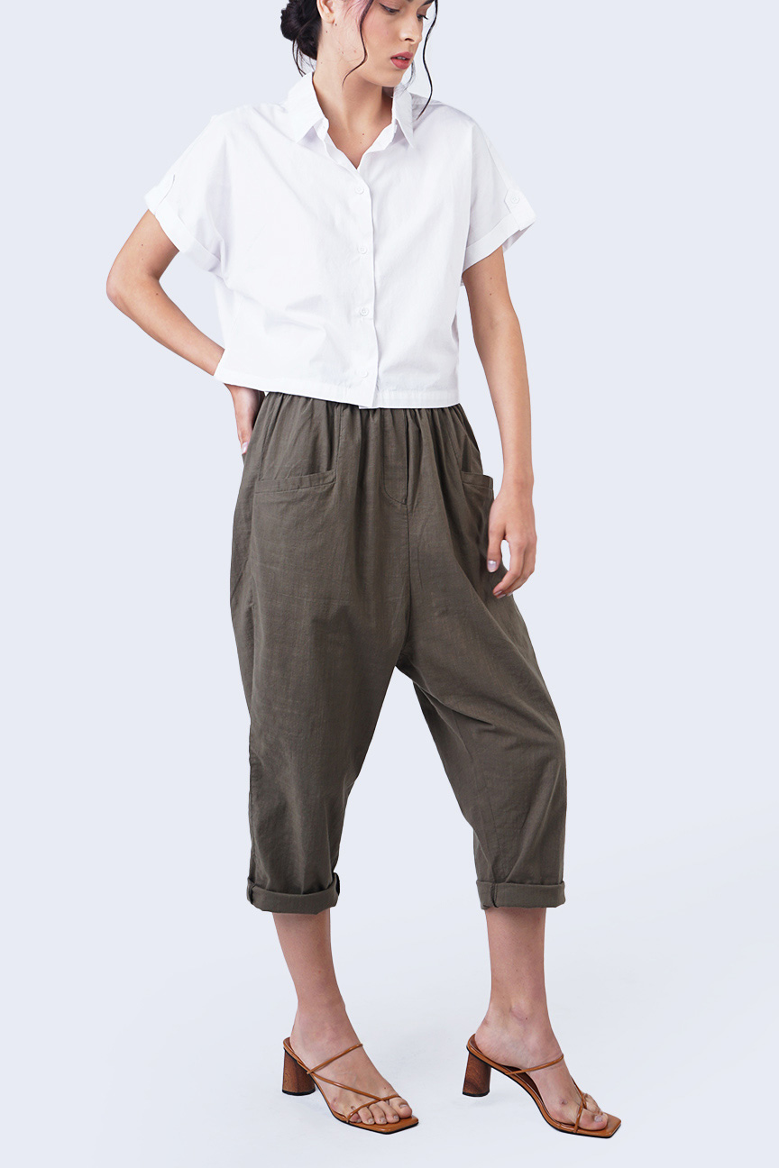 Bodytalk Kemeja Wanita Eliasy Offwhite