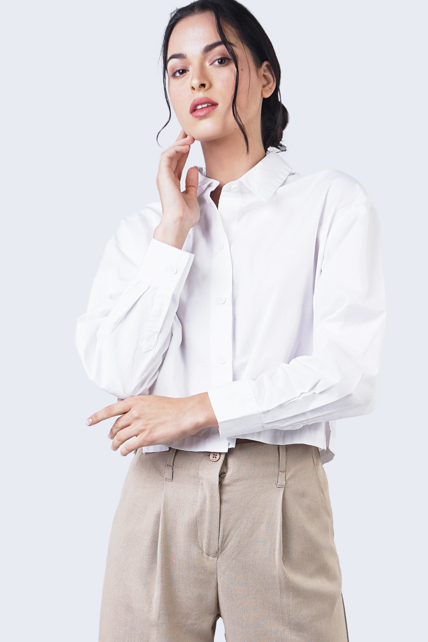 Bodytalk Kemeja Wanita Elias Offwhite