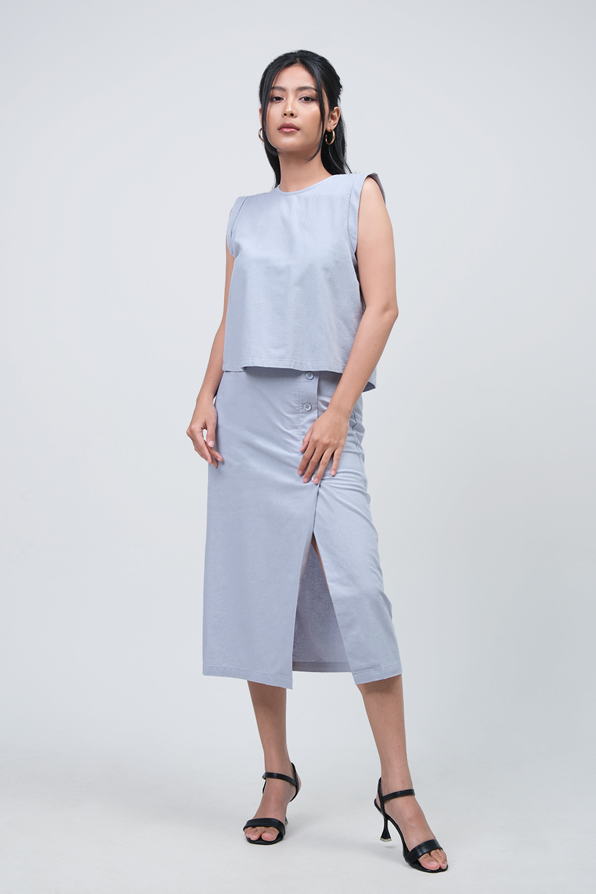 Bodytalk Setelan Wanita Cajsa Light Grey