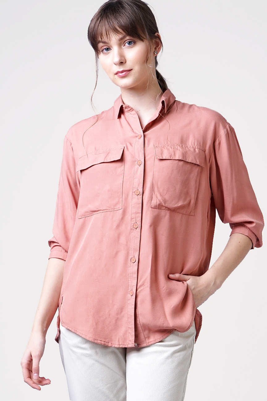 Bodytalk Kemeja Wanita Devira Pink