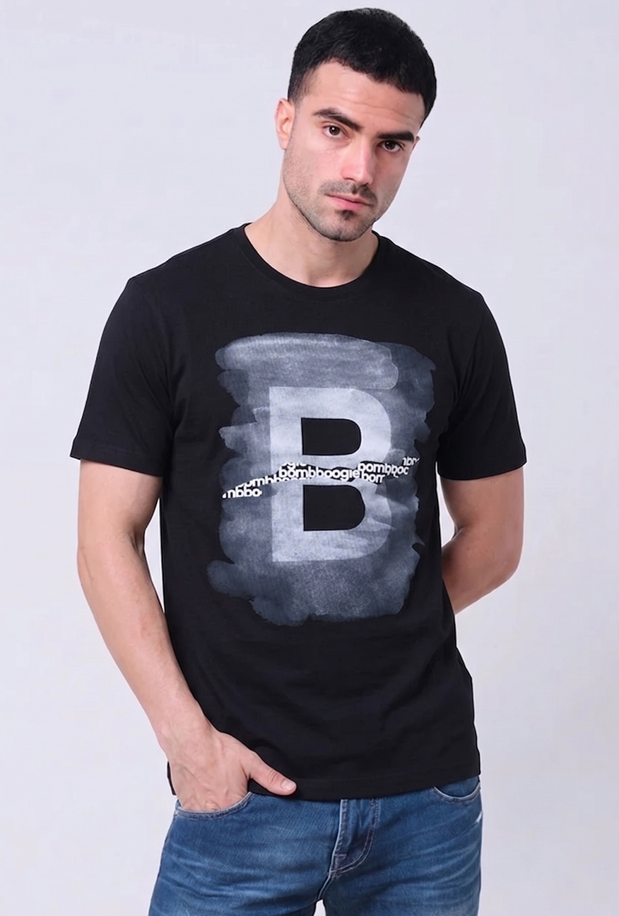 Bombboogie Kaos Pria Slimfit Carbal