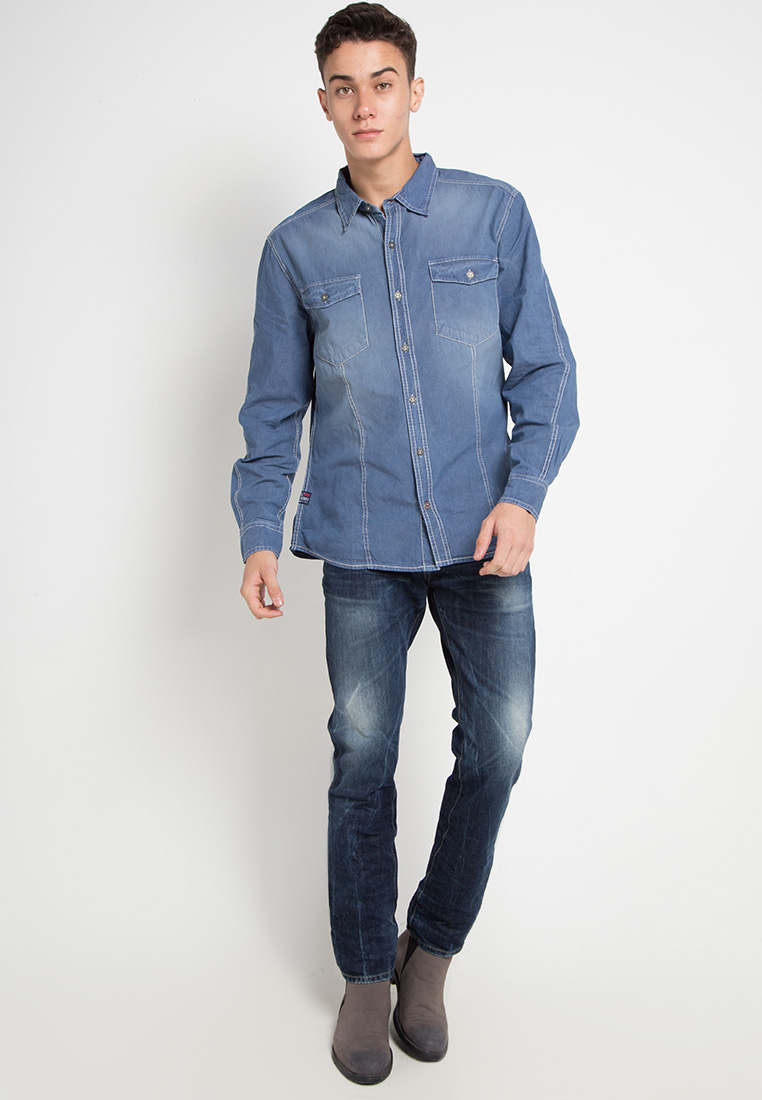 Kemeja Denim Pria Clearance Sale | Beli 