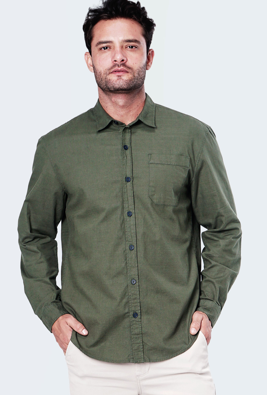Bombboogie Kemeja Pria Lava Basic