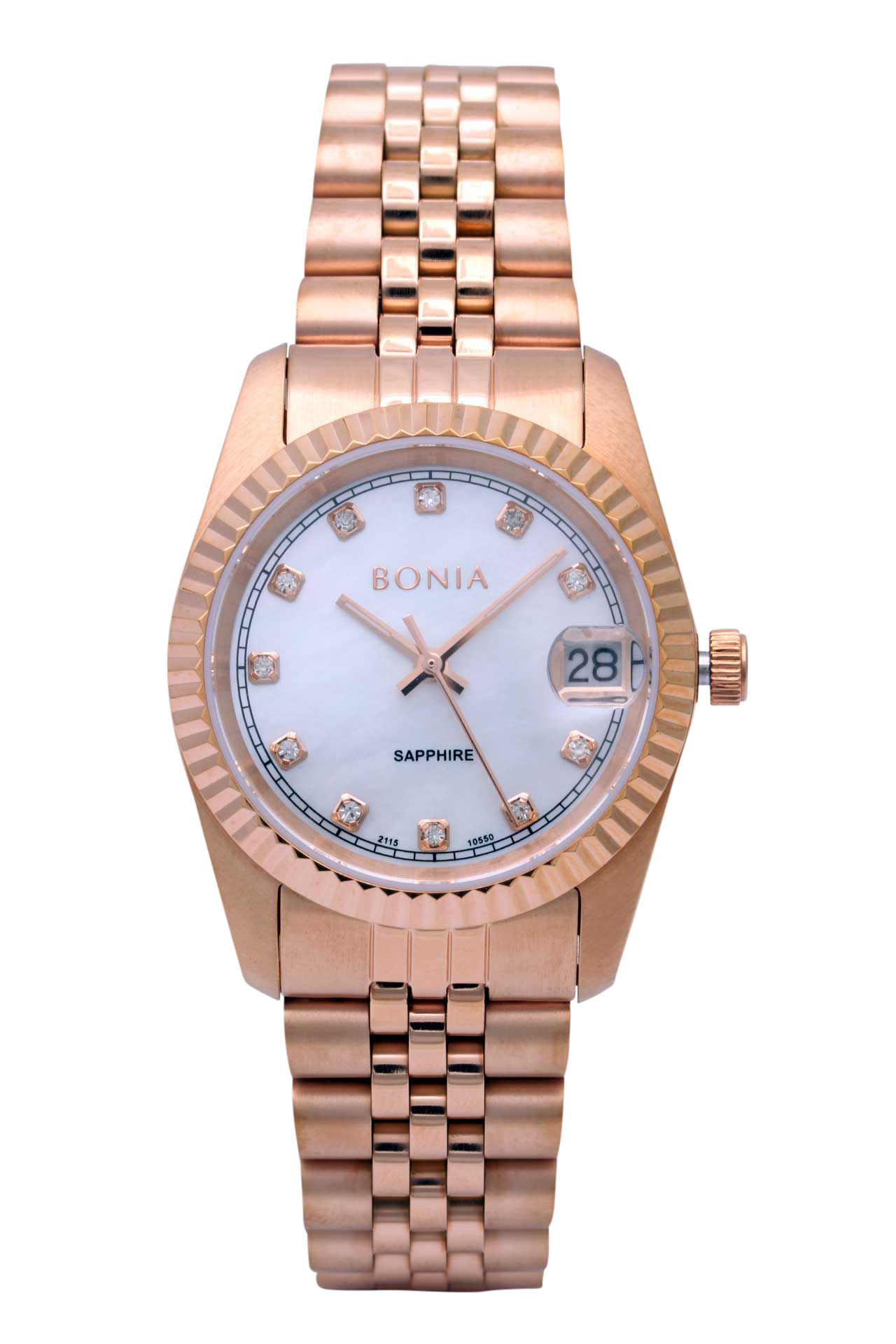 Bonia Jam Tangan Wanita - Rosegold - Stainless Steel - B10550-3557