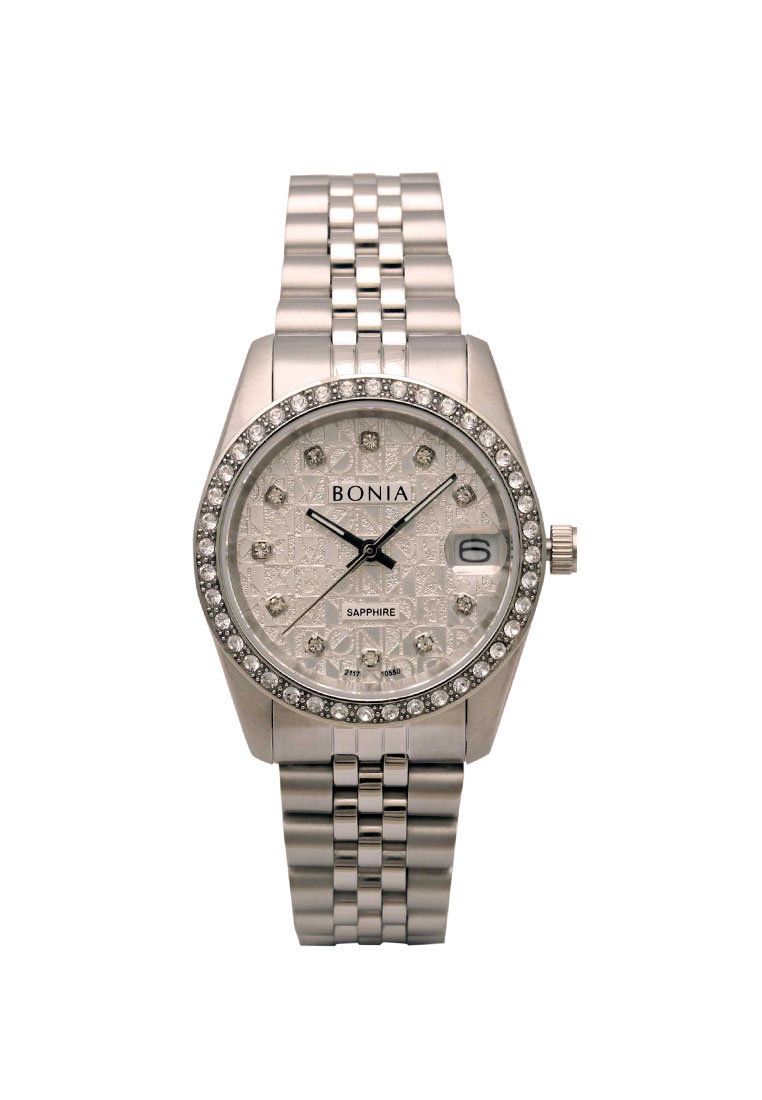 Bonia Jam Tangan Wanita - Silver - Stainless Steel - B10550-3316S