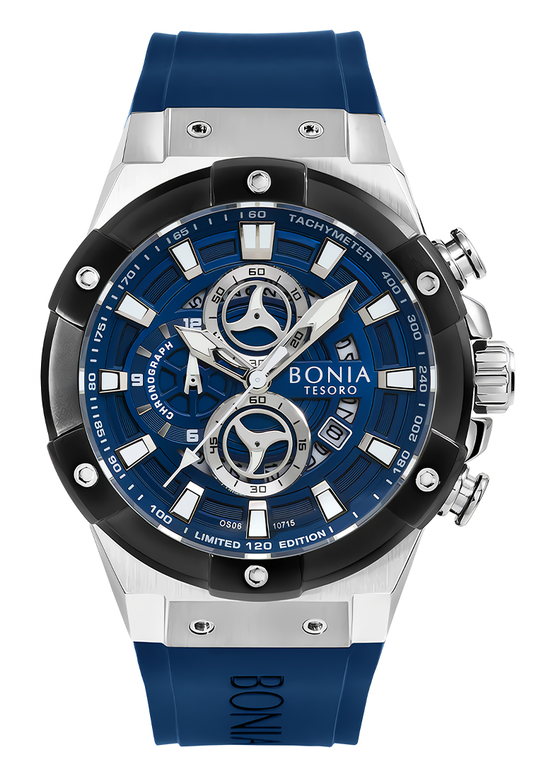 bonia BNB10715-1082LE Jam Tangan Kronograf Pria