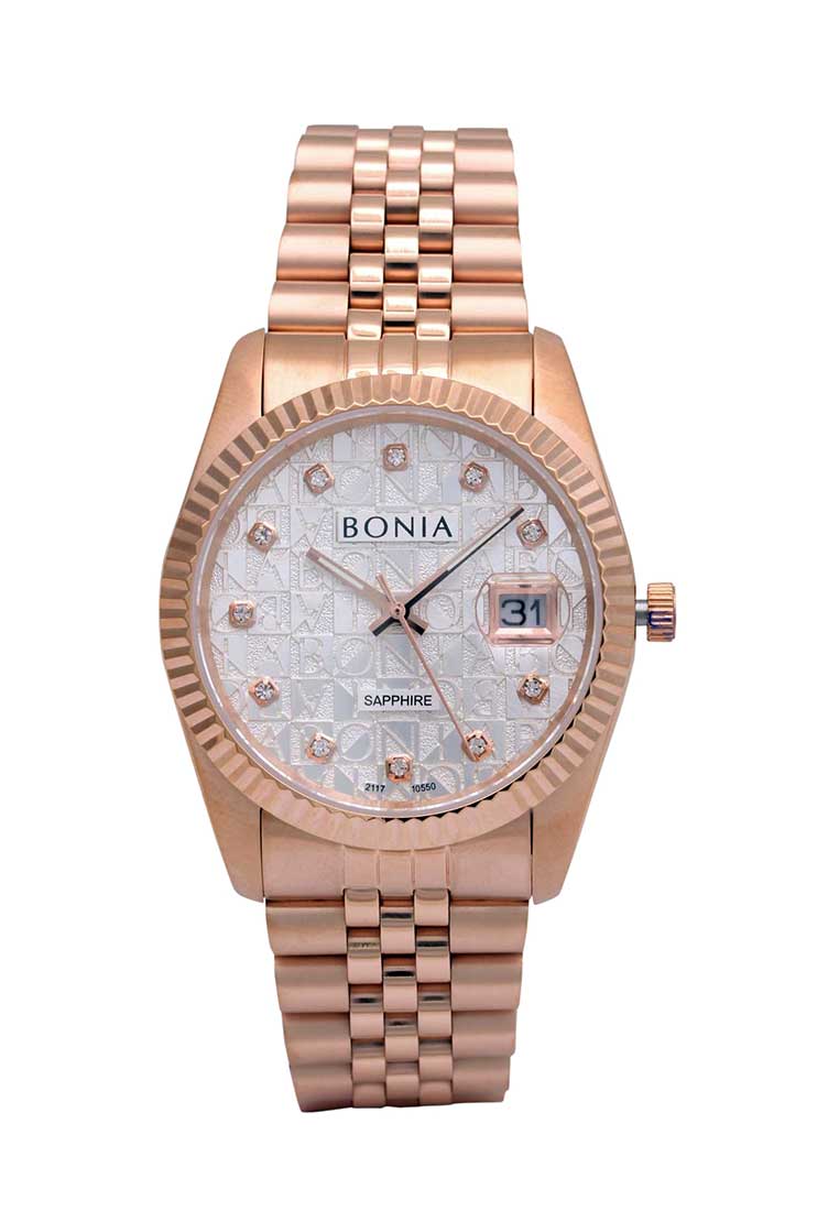 Bonia Jam Tangan Wanita - Rosegold - Stainless Steel - B10550-1516