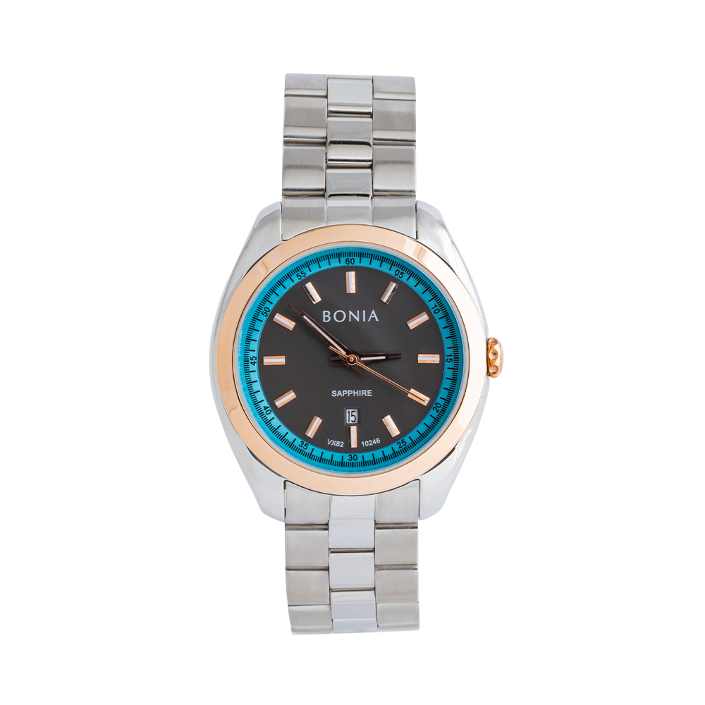 Bonia B10246-2342 - Jam Tangan Wanita - Silver Hitam - Original