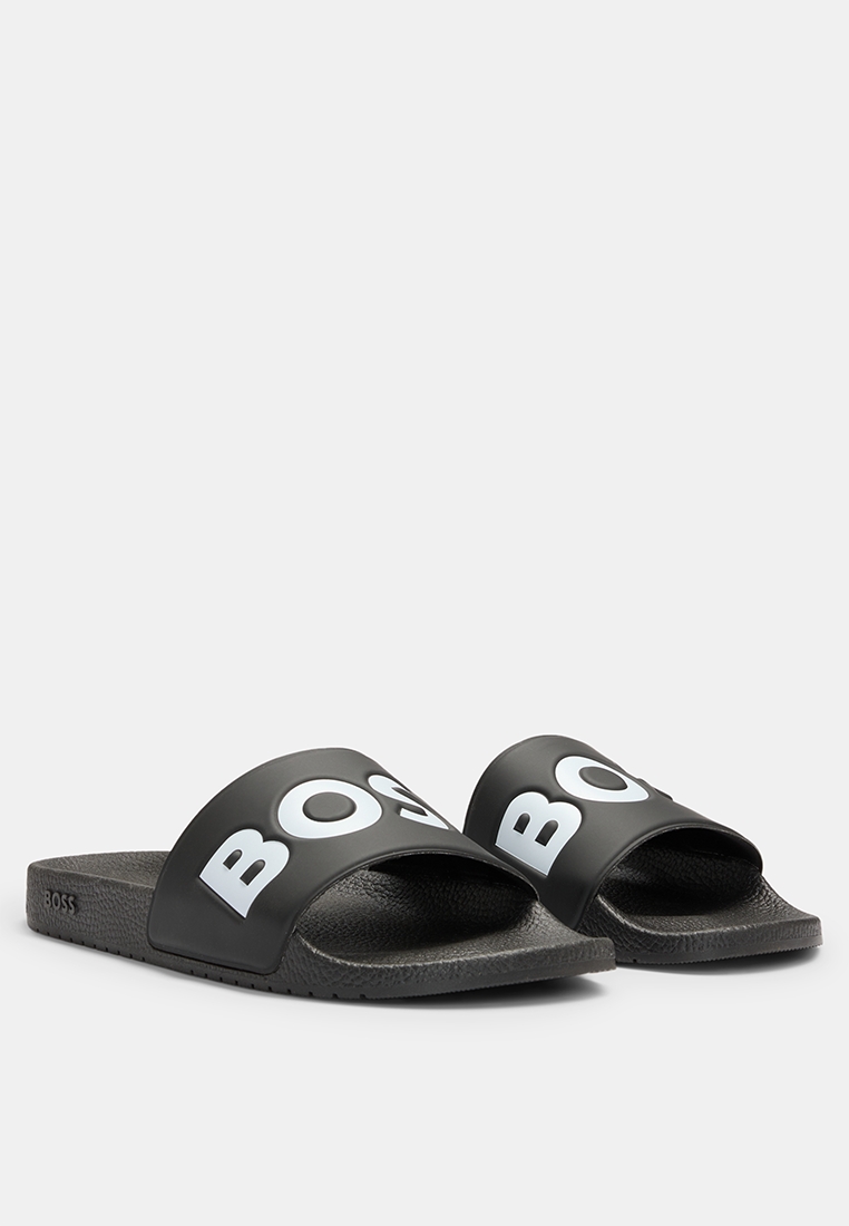 BOSS Logo Slide Sandals