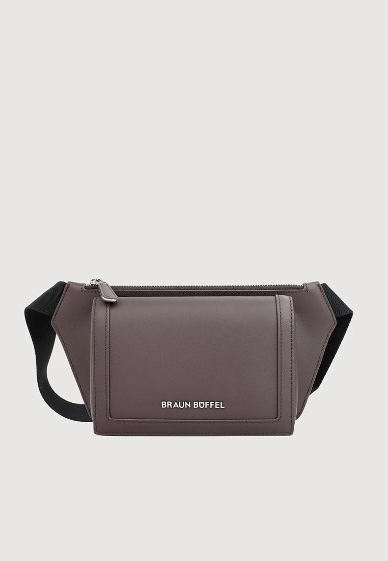 BRAUN BUFFEL MASON 07 MEDIUM WAIST POUCH - POTTING SOIL