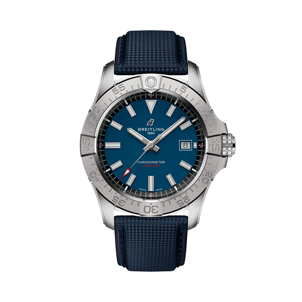 Breitling Avenger Automatic 42 - A17328101C1X1 Calfskin Leather Blue