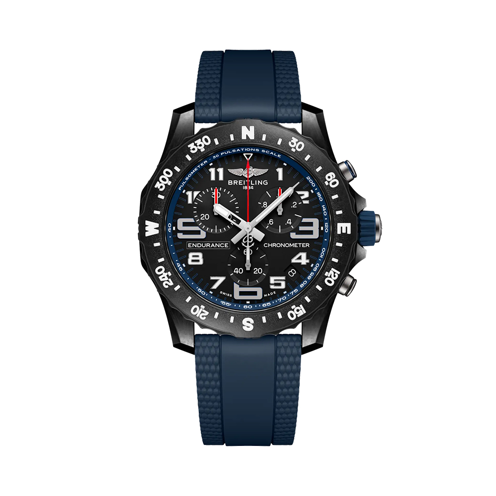Breitling Endurance Pro 44 - X82310D51B1S2 Blue Chronograph Rubber Strap