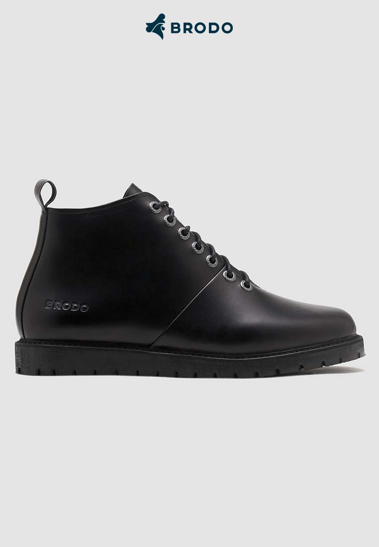 BRODO - Sepatu Signore Boots Full Black