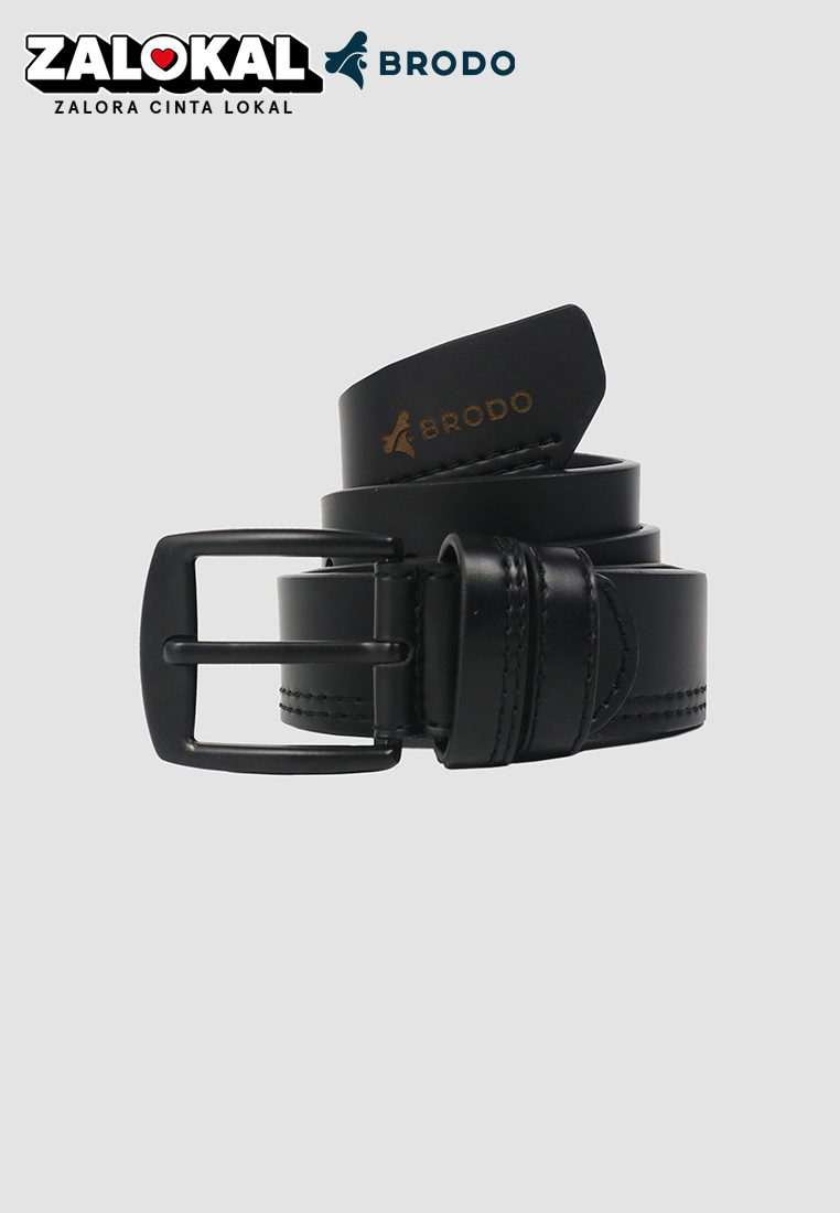 BRODO - Ikat Pinggang Hia Synthetic Belt Black