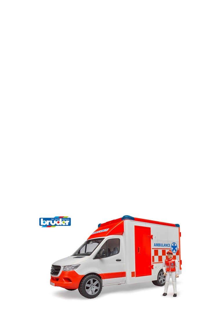 Bruder 2676 - MB Sprinter Ambulance w/ Driver & L+S Module