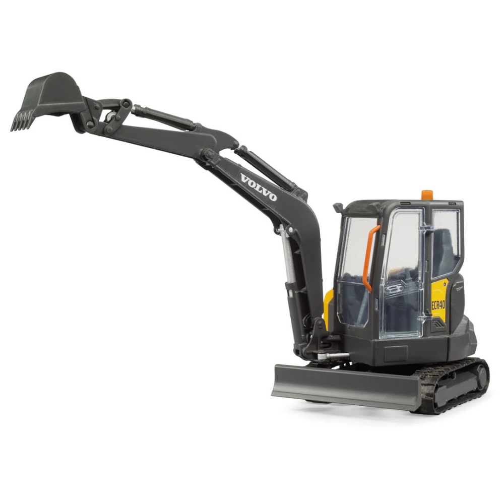 Bruder 2465 Volvo ECR40 Bagger - Miniatur Excavator Konstruksi
