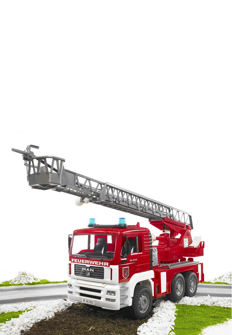 Bruder Toys 2771 - MAN TGA Fire engine with ladder, water pump and L & S Module
