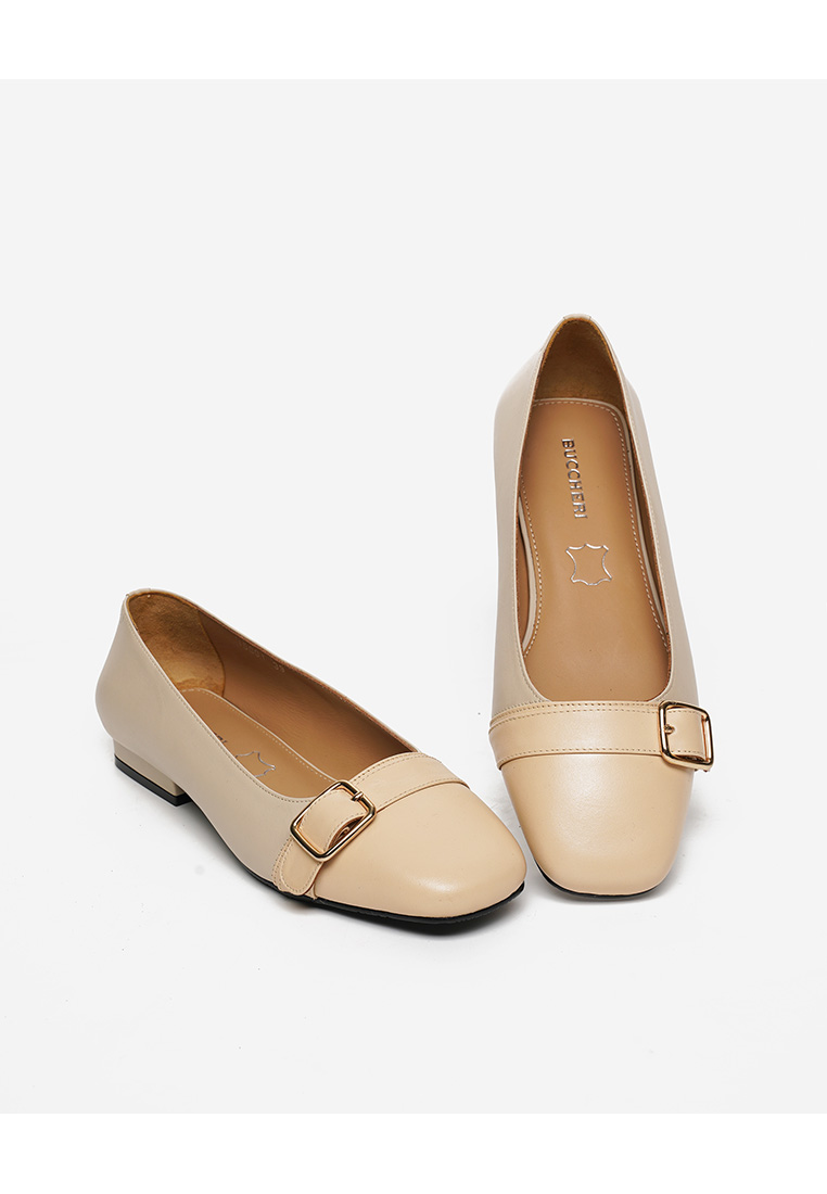 Buccheri Nyssa Flats Women Sandy Cream