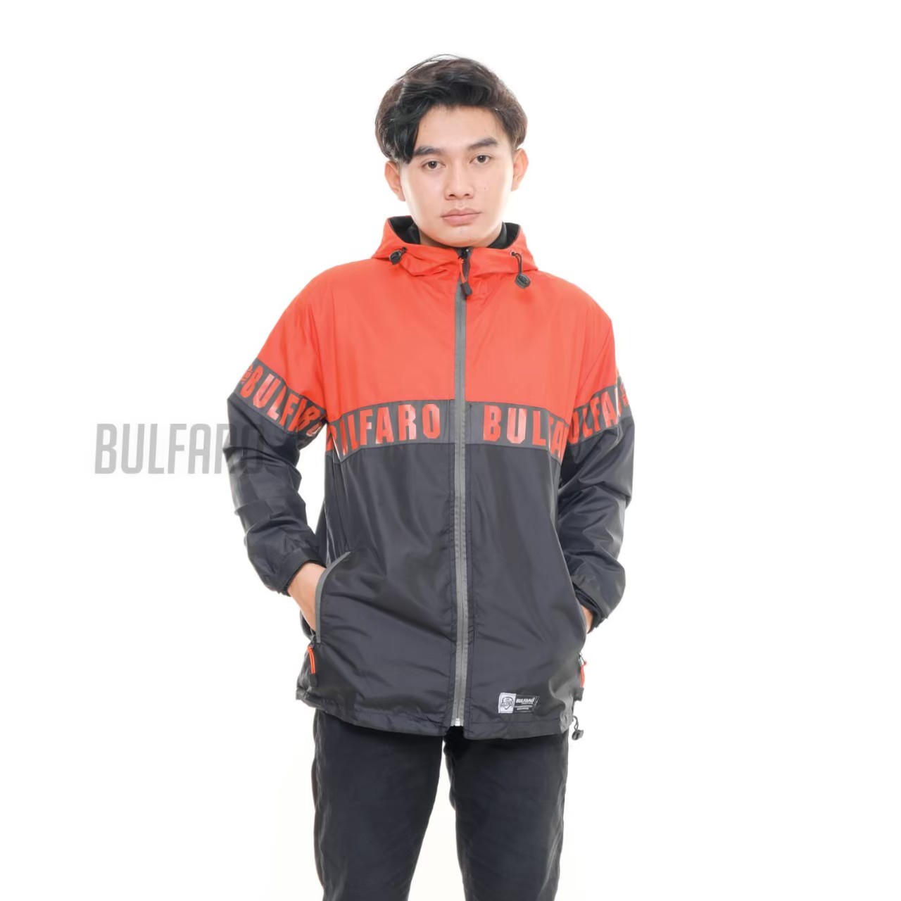 Bulfaro Lineover Jaket Orange Black