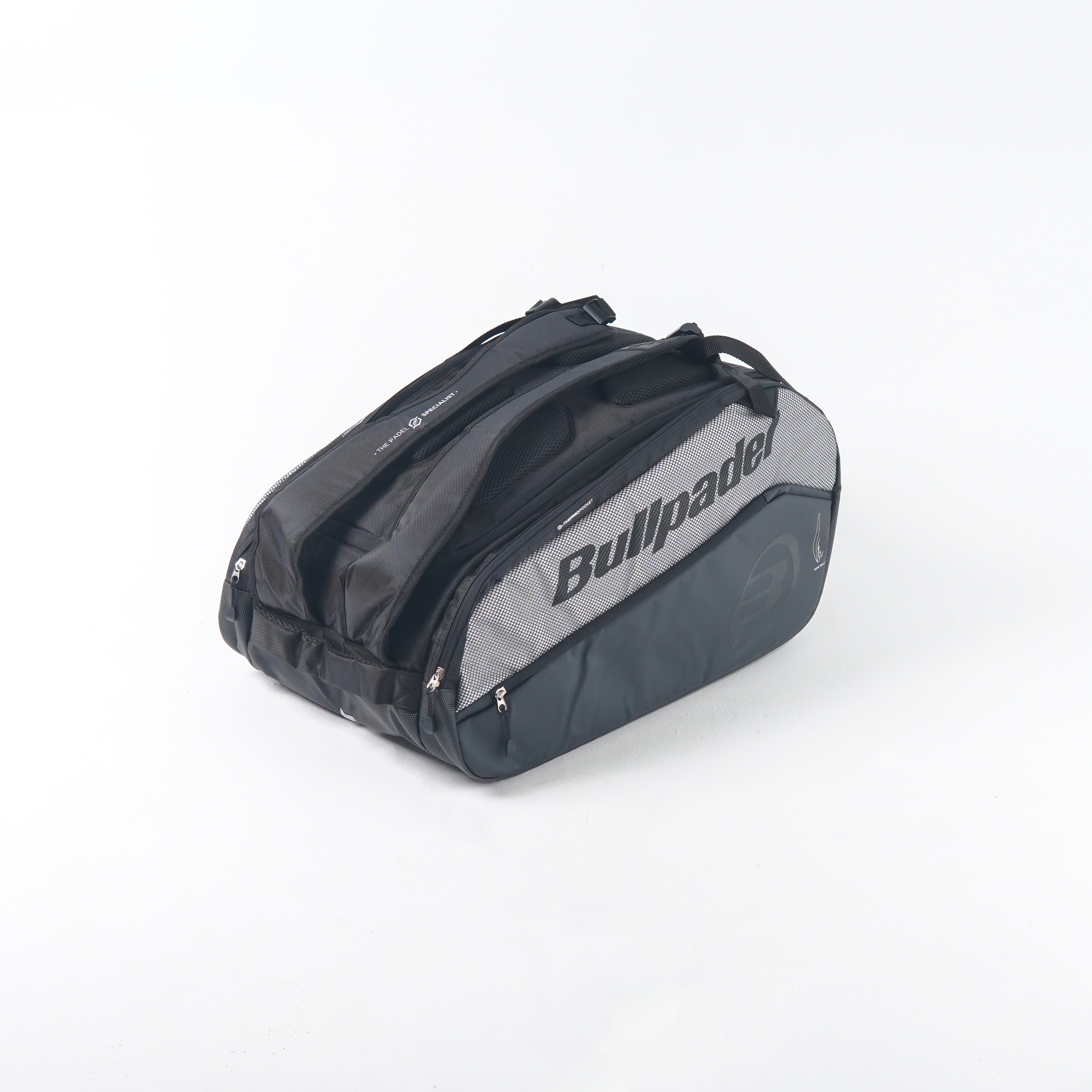 Bullpadel Tas BULLPADEL JUAN TELLO VERTEX GREY BLACK 2026 PADEL BAG 100% ORIGINAL
