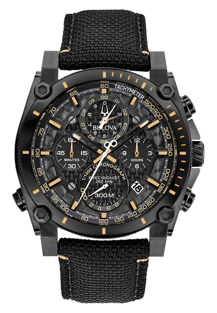 Bulova 98B318 Precisionist Chronograph Quartz Jam Tangan Pria Dress/Sport