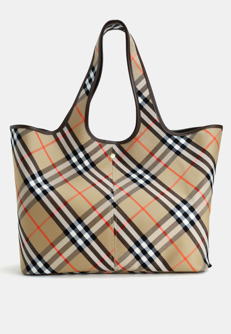 Burberry Check Tote Bag