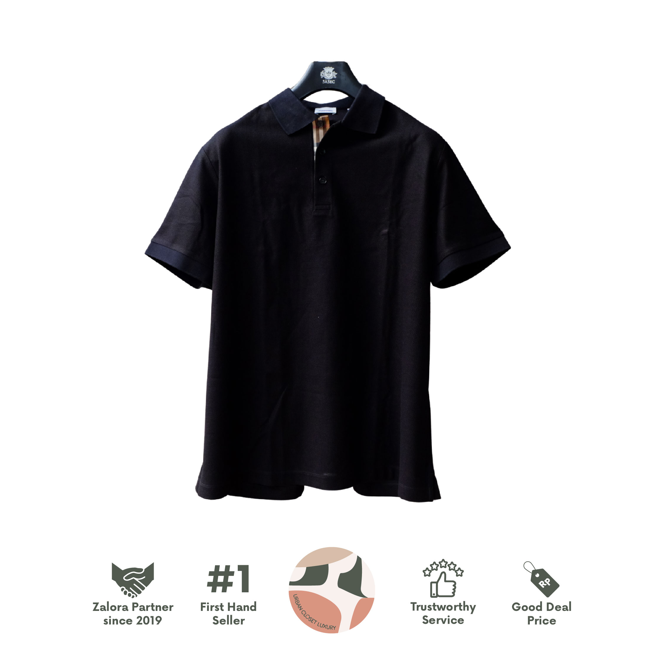 Burberry Polo Shirt Black