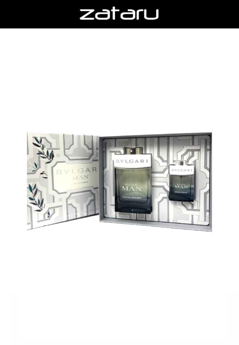 Bvlgari Man Glacial Essence EDP Gift Set (Parfum Pria)