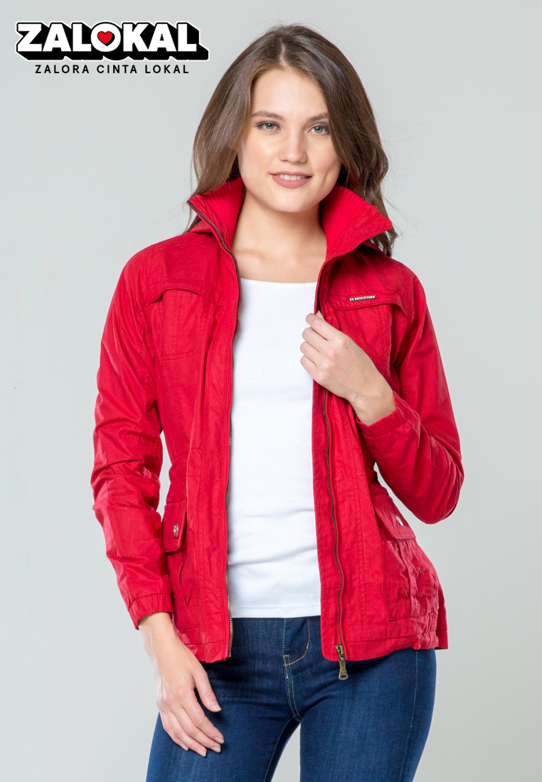 C2 Outfitters Dannia Red Jacket Casual