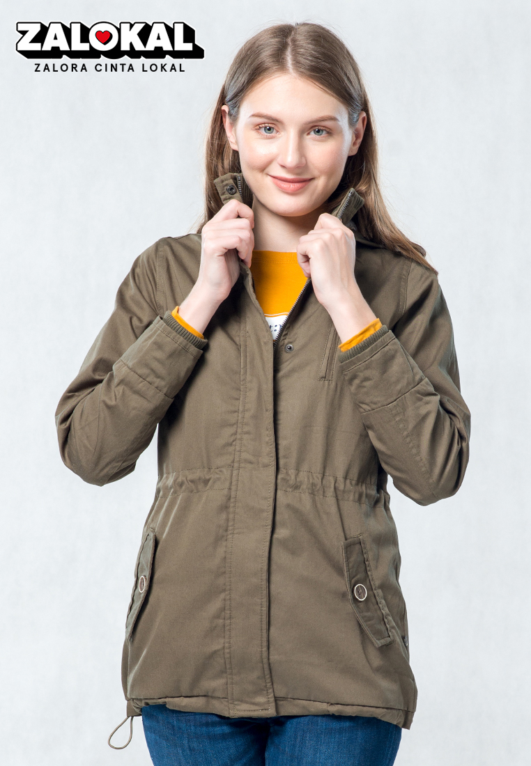 C2 Outfitters Bryana Green Casual Jacket